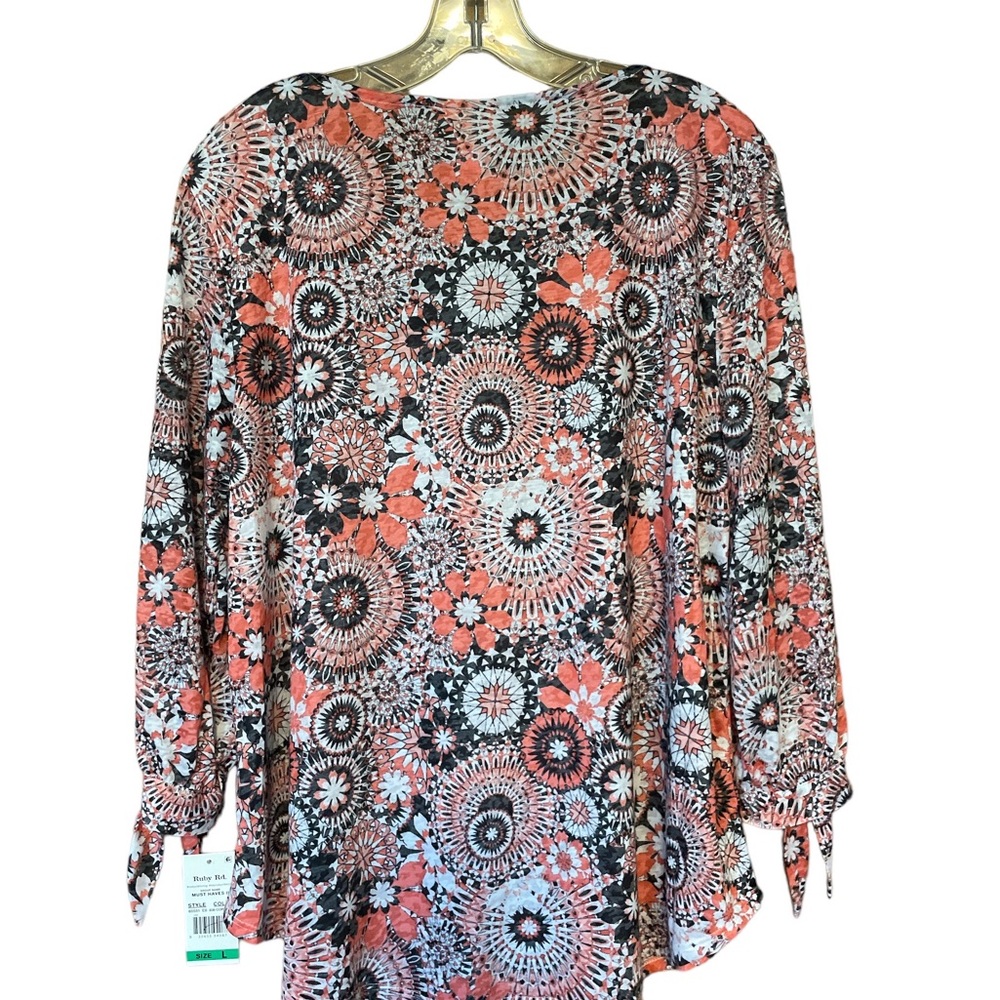Ruby Rd. Fun Summer Blouse - Picture 2 of 10